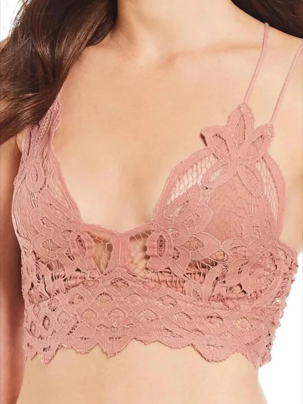 Free People Ballet Adella Floral Lace Bralette